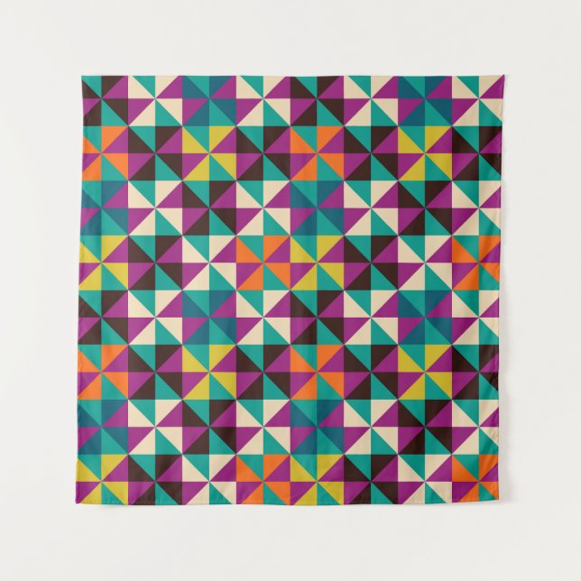 Seamless Geometric, Modern Pattern Design. Tapestry (Front)