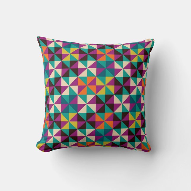 Seamless Geometric, Modern Pattern Design. Throw Pillow (Front)