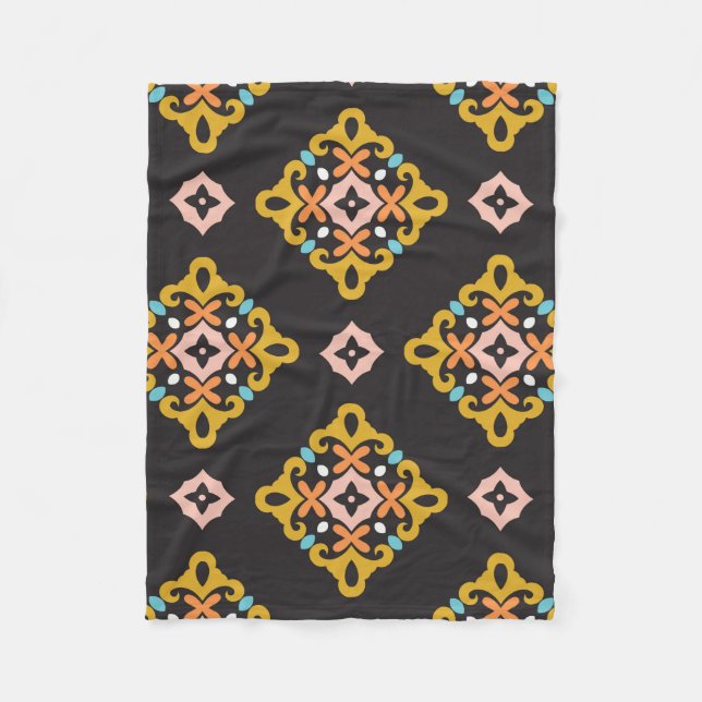 Seamless Geometric Pattern. Abstract texture desig Fleece Blanket (Front)