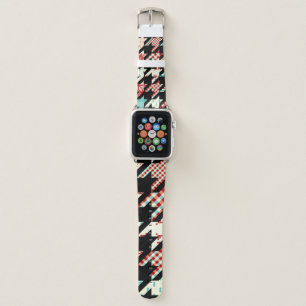 Seamless geometric pattern. Classic Hounds-tooth p Apple Watch Band