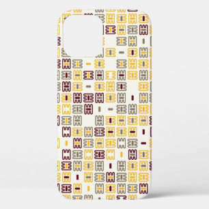 Seamless geometric pattern design illustrationabst iPhone 12 case