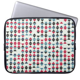 Seamless geometric pattern design illustrationabst laptop sleeve