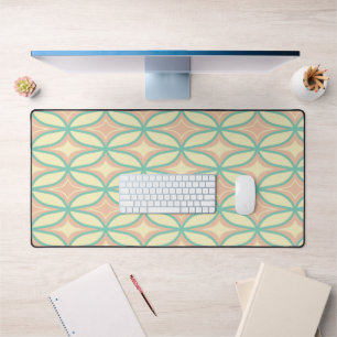 Seamless geometric pattern in diamond shapes Desk Mat