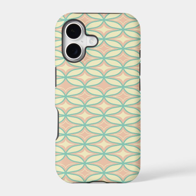  Seamless geometric pattern in diamond shapes  iPhone Case (Back)