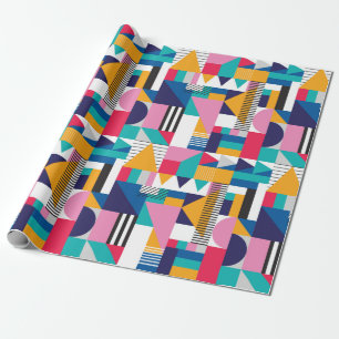 Seamless geometric pattern in modern abstract styl wrapping paper