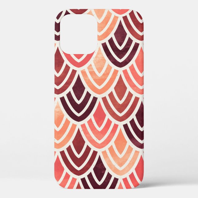 Seamless geometric pattern on paper texture Case-Mate iPhone case (Back)