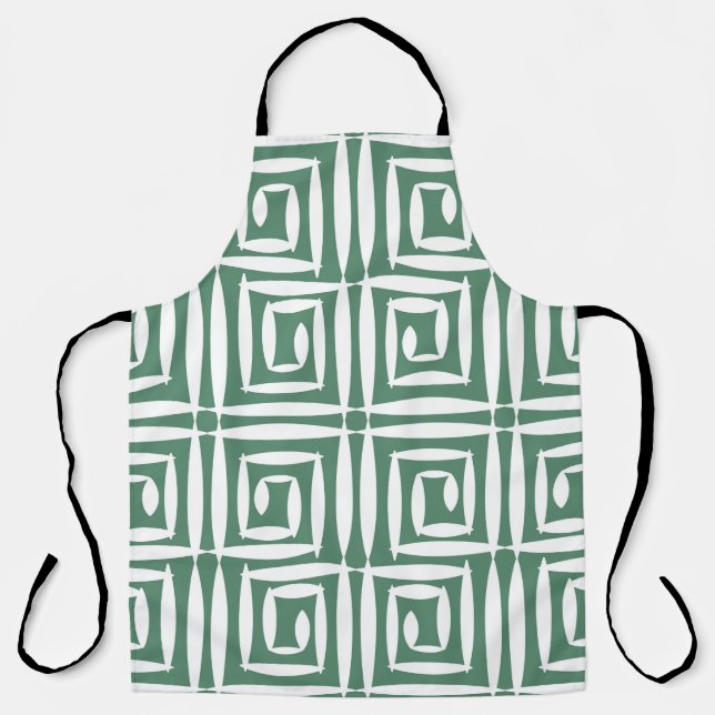 Seamless geometric pattern with polygons apron (Front)