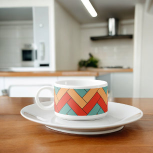 Seamless Geometric Shape Pattern Bowl