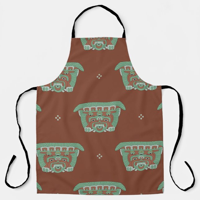 Seamless geometrical pattern with tribal motifs. H Apron (Front)