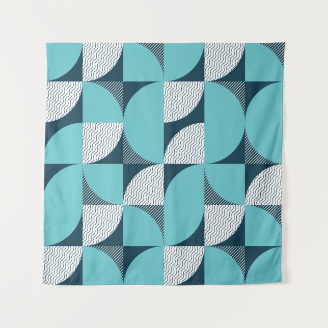 Seamless geometrical shape pattern tapestry (Front)
