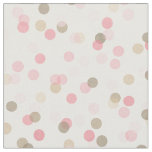 Seamless Girly Pink &amp; Brown Confetti Fabric