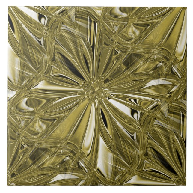 Seamless Gold Ceramic Tile (Front)
