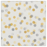 Seamless Gold &amp; Silver Confetti Fabric