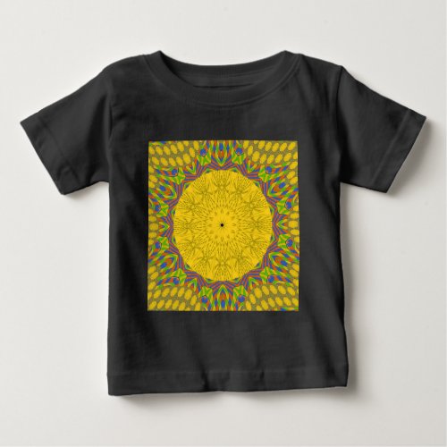 Seamless Golden ornamental Baby T_Shirt