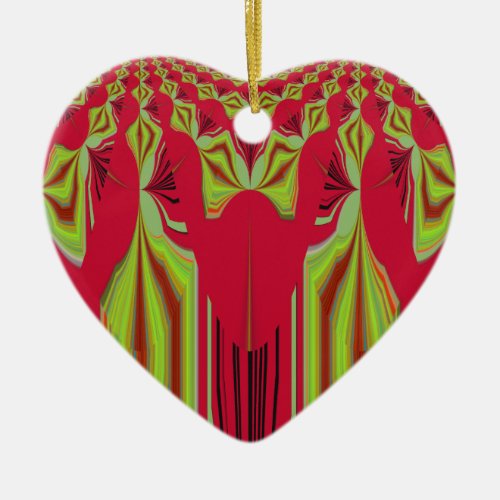 Seamless Hakuna Matata design Ceramic Ornament