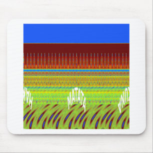 Seamless Have a Nice Day and a Better Night Mouse Pad