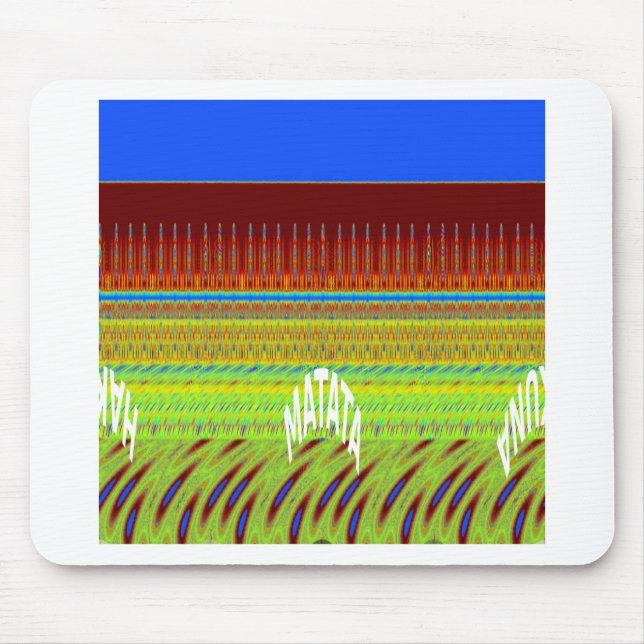 Seamless Have a Nice Day and a Better Night Mouse Pad (Front)