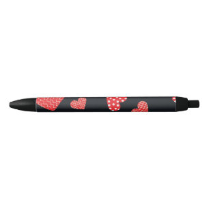 seamless hearts pattern pen