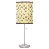 Seamless Honey Bee Pattern Table Lamp (Left)