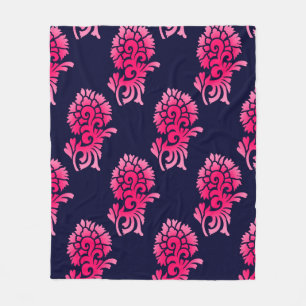 seamless Indian mughal flower motif backgroundabst Fleece Blanket