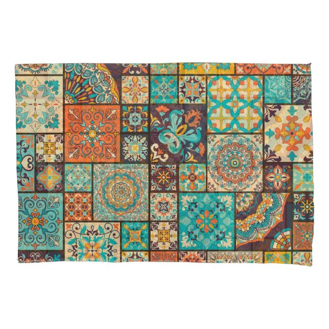 Seamless Islamic, Arabic tile pattern. Pillow Case (Front)