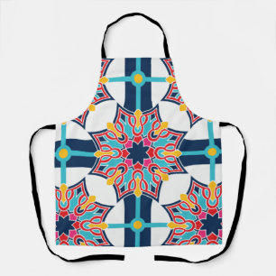 Seamless Islamic Art Colorful      Apron