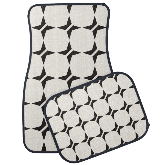 seamless lattice pattern. Modern stylish texture.  Car Floor Mat (Set)