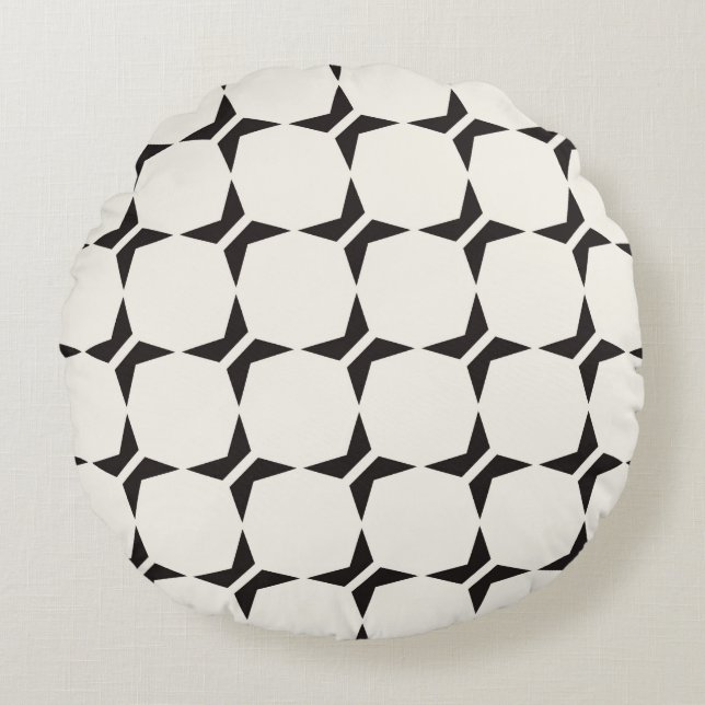 seamless lattice pattern. Modern stylish texture.  Round Pillow (Front)