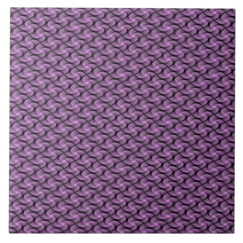 Seamless Lavender Pattern Ceramic Tile