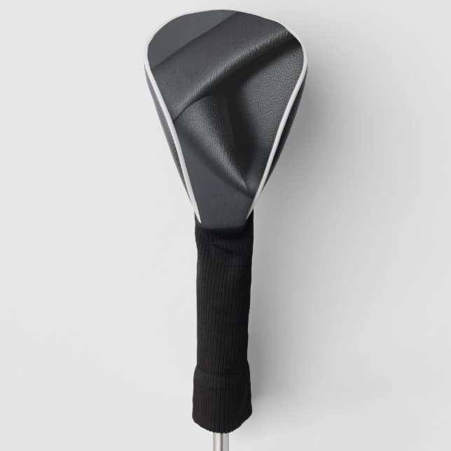 Seamless leather texture pattern golf head cover (Front)
