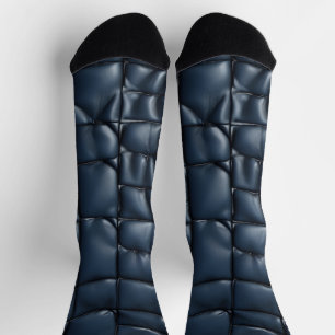 Seamless leather texture pattern socks