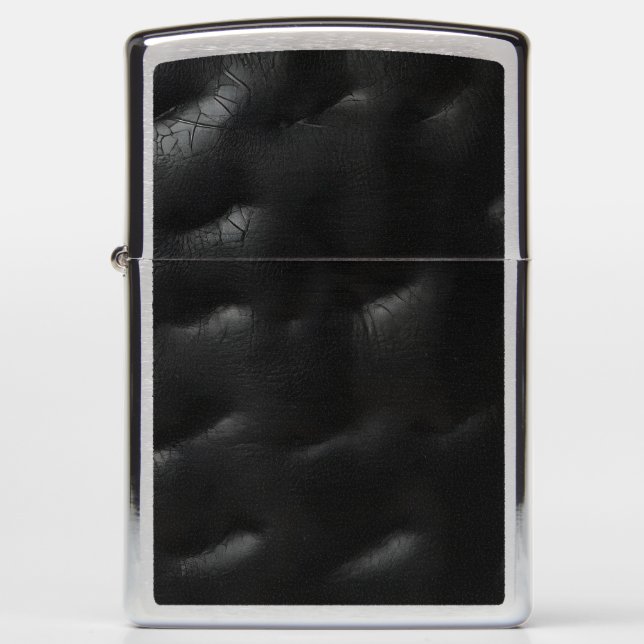 Seamless leather texture pattern zippo lighter (Front)