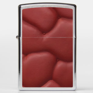 Seamless leather texture pattern zippo lighter
