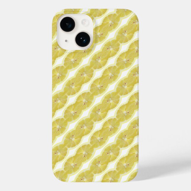 Seamless lemon pattern Case-Mate iPhone case (Back)