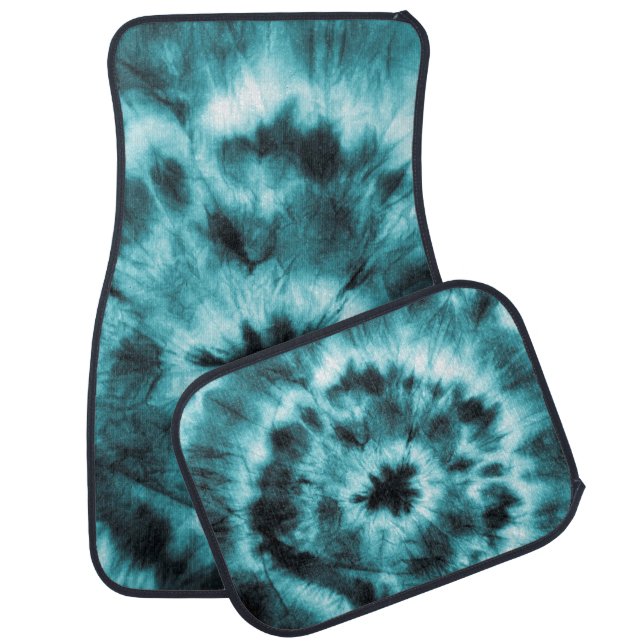 Seamless leopard texture, animal skin car floor mat (Set)