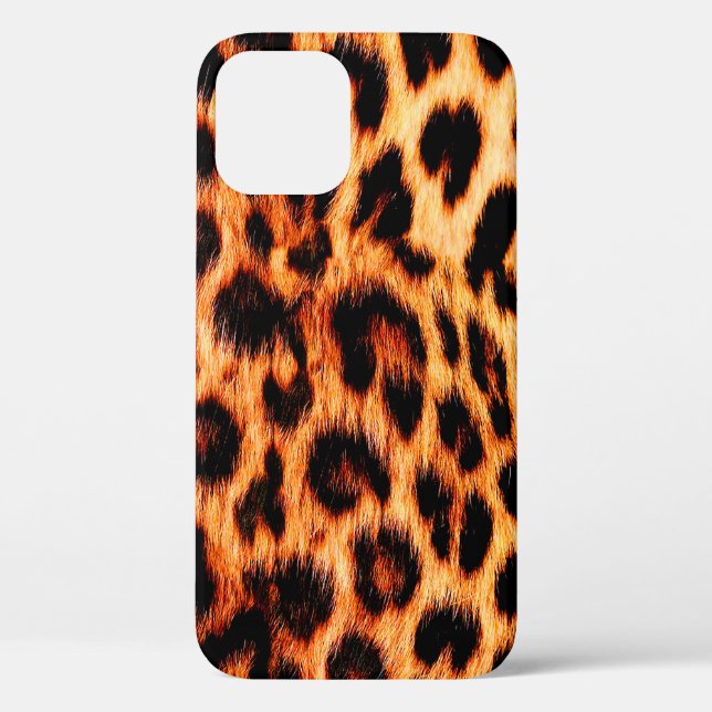 Seamless leopard texture, leopard fur, african ani Case-Mate iPhone case (Back)