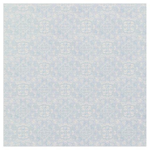 Seamless Light blue, Pink & White Mandalas  Fabric