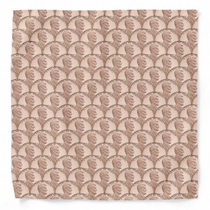 Seamless Lincoln Penny Pattern – Copper Coins Bandana