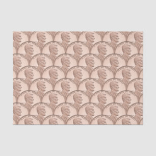 Seamless Lincoln Penny Pattern – Copper Coins Tissue Paper
