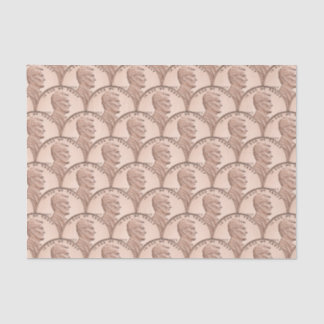 Seamless Lincoln Penny Pattern – Copper Coins Tissue Paper