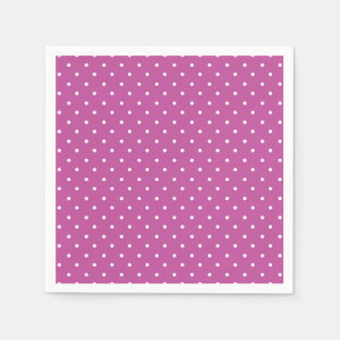 Seamless magenta background polka dot pattern napkins