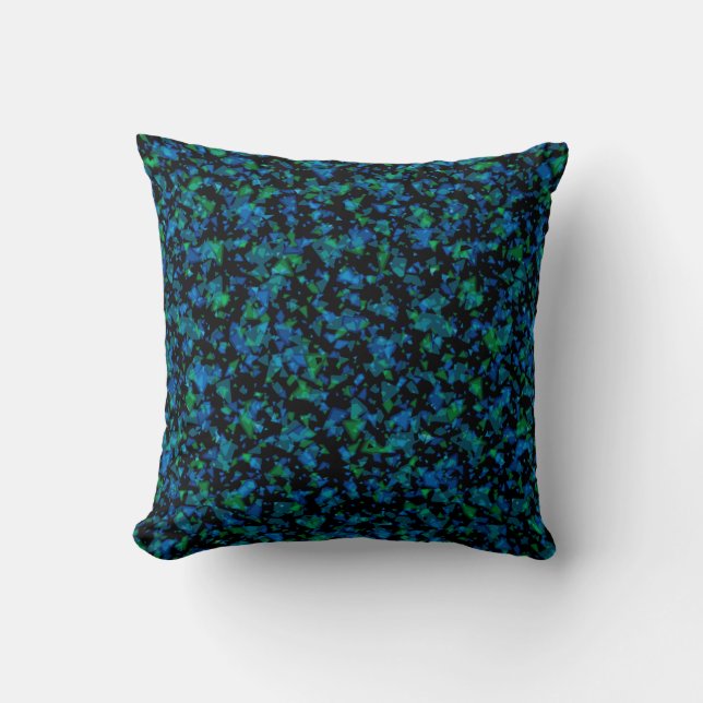 Seamless marble granite abstract modern pattern pr throw pillow (Front)