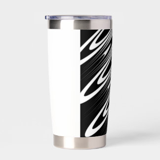 seamless organic pattern design insulated tumbler