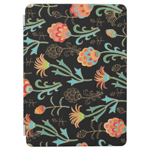 Seamless Oriental Floral Elegance iPad Air Cover