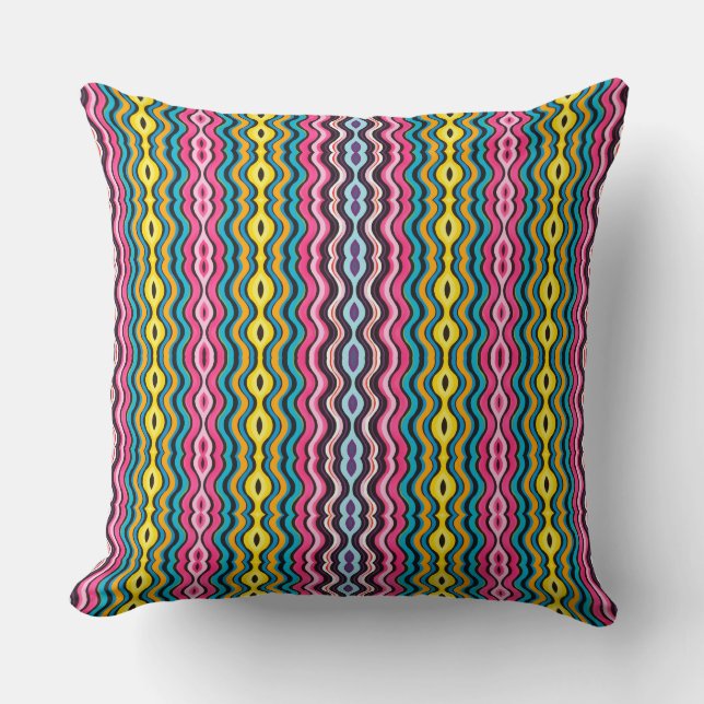 Seamless ornamental pattern, simple decor elements throw pillow (Front)