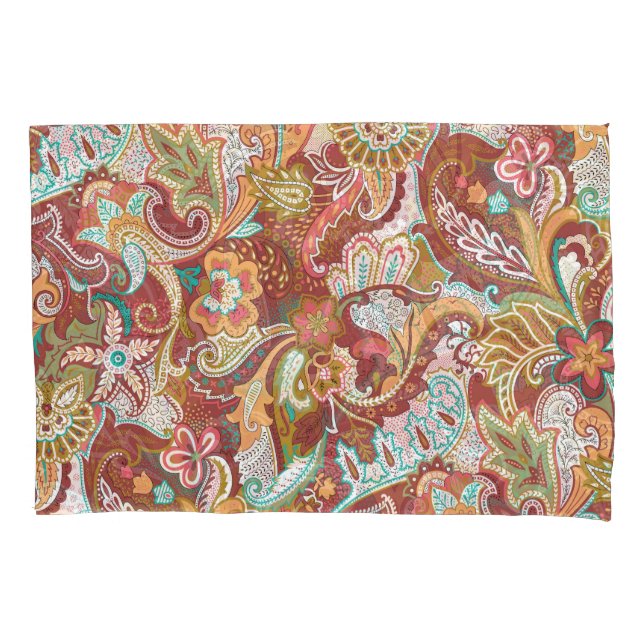 Seamless paisley: elegant background pattern. pillow case (Front)
