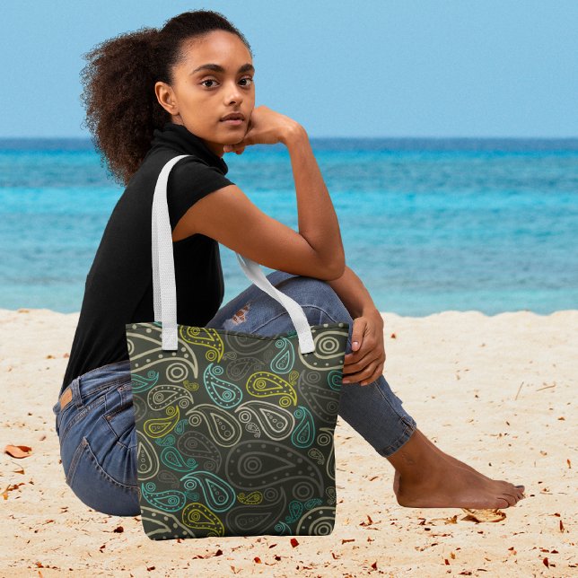 Seamless paisley tote bag (Creator Uploaded)