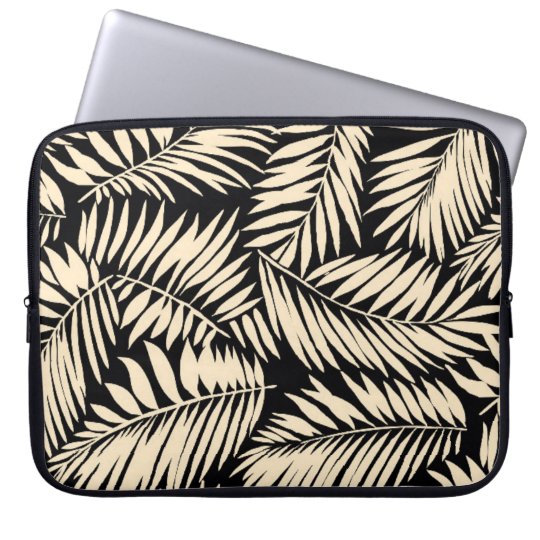 Palm Leaves Colorful Seamless Pattern with Triangle Handbag Case Cover Laptop Sleeve Computer Bag