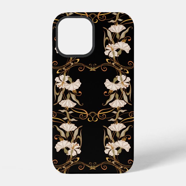 Seamless pattern, background with decorative eleme iphone case (Back)