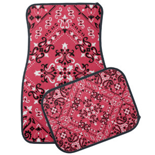 Seamless pattern based on ornament paisley Bandana Car Floor Mat